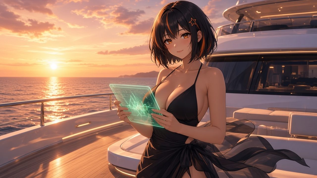 SPSI: sunset on the yacht